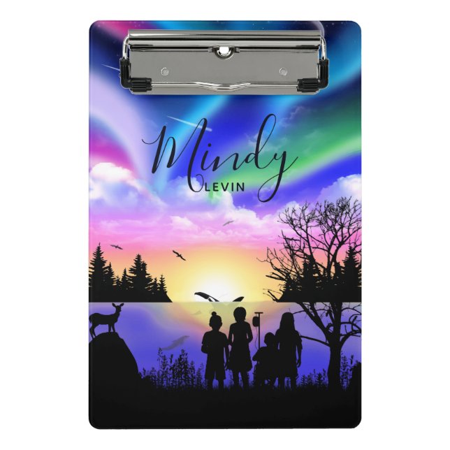 Minicarpeta De Pinza El abrazo de la naturaleza (Anverso)