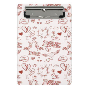 Minicarpeta De Pinza El día de San Valentín feliz