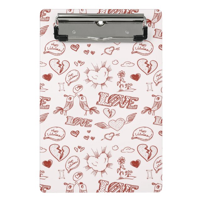 Minicarpeta De Pinza El día de San Valentín feliz (Anverso)