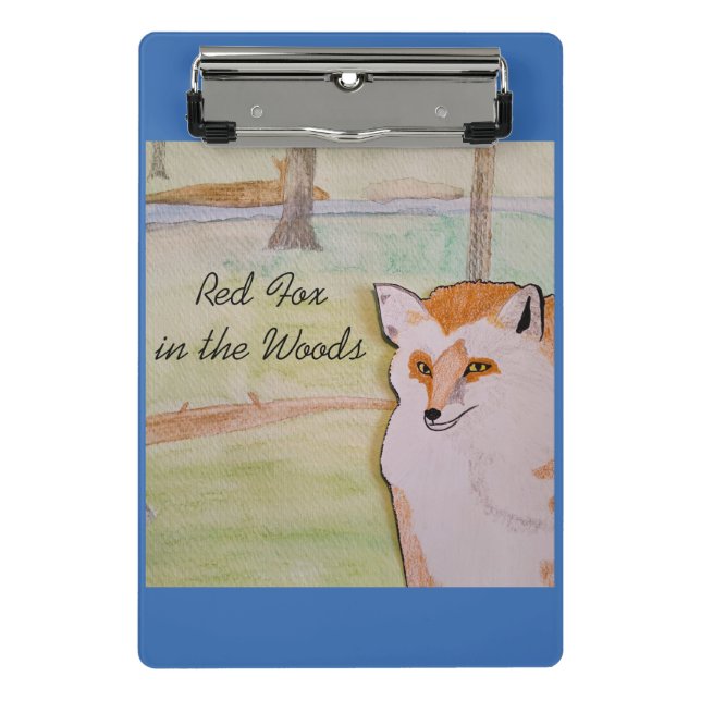 Minicarpeta De Pinza El zorro rojo en el bosque (Anverso)