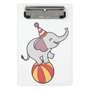 Minicarpeta De Pinza Elefante de Circo Cuto en la bola - Fiesta de cump