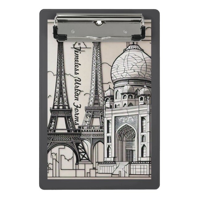 Minicarpeta De Pinza "Elegancia urbana" (Anverso)