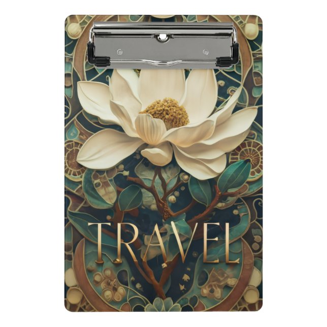 Minicarpeta De Pinza Elegant Lotus Flower  (Anverso)