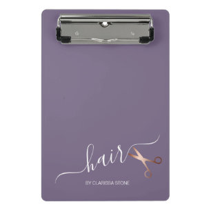 Minicarpeta De Pinza Elegante estilista moderno de las tijeras de oro r