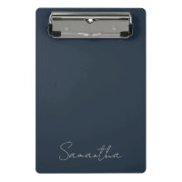 Elegante nombre personalizado azul oscuro
