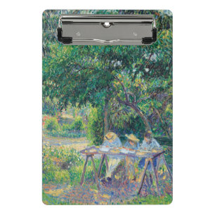Minicarpeta De Pinza Enfants attabés dans le jardin Camille Pissarro