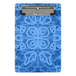 Minicarpeta De Pinza Escala azul