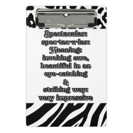 Minicarpeta De Pinza Espectacular: especificación de definición・tac・u・l