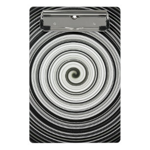 Minicarpeta De Pinza Espiral negra y blanca