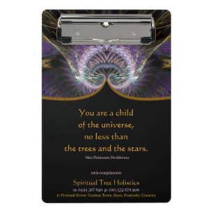 Minicarpeta De Pinza Estacionamiento holístico del árbol espiritual