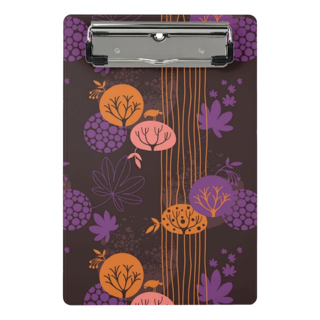 Minicarpeta De Pinza Estampado de flores 2 2 (Anverso)