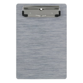 Minicarpeta De Pinza Estructura Metalizado cepillada de aluminio