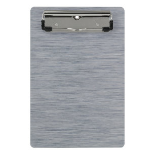 Minicarpeta De Pinza Estructura Metalizado cepillada de aluminio