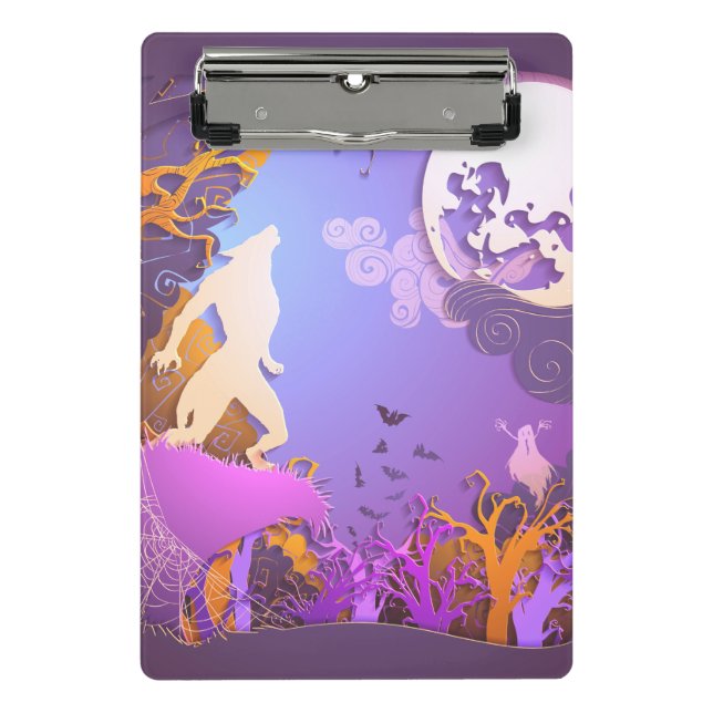 Minicarpeta De Pinza Ethereal Werewolf & Moon Clipboard (Anverso)