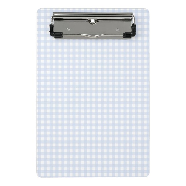 Minicarpeta De Pinza F&L Blue Gingham (Anverso)