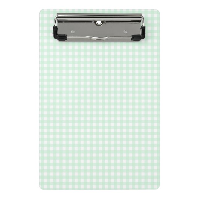 Minicarpeta De Pinza F&L Green Gingham (Anverso)