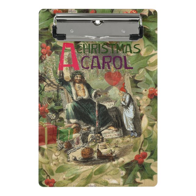 Minicarpeta De Pinza Fantasma del Ilustracion actual de Navidad (Anverso)