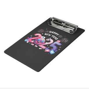 Minicarpeta De Pinza Feliz Año Nuevo 2025 Enfermería Disco Ball Healthc