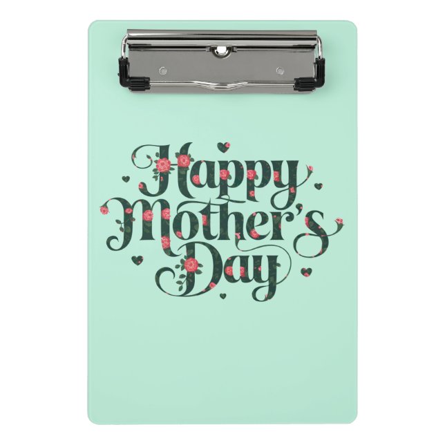 Minicarpeta De Pinza Feliz Día de la Madre (Anverso)