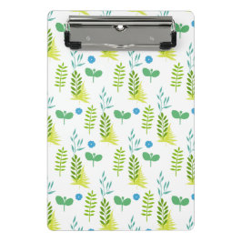 Minicarpeta De Pinza Flor azul