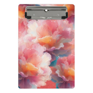 Minicarpeta De Pinza Floral Clipboard