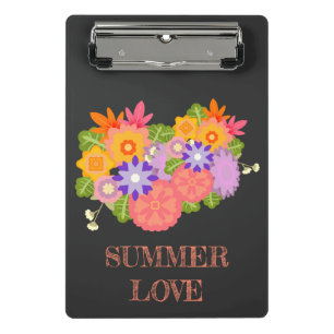 Minicarpeta De Pinza Flores de amor de verano florecimiento de jardín d
