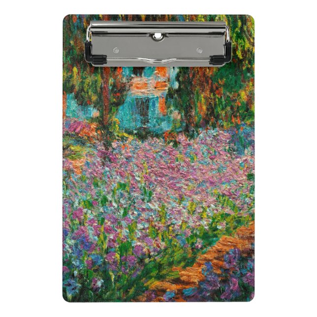 Minicarpeta De Pinza Flores Giverny del Irises Monet Garden (Anverso)