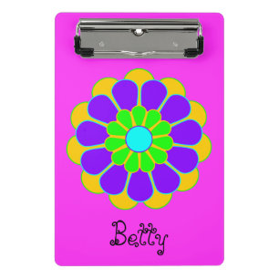 Minicarpeta De Pinza Flower Flower Power Bloom II + tu trasero. y idea
