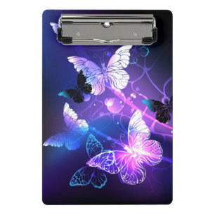 Minicarpeta De Pinza Fondo con mariposas nocturnas