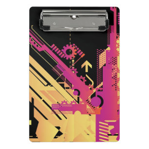 Minicarpeta De Pinza Fondo de semitono técnico 7