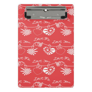 Minicarpeta De Pinza Fondo del día de San Valentín