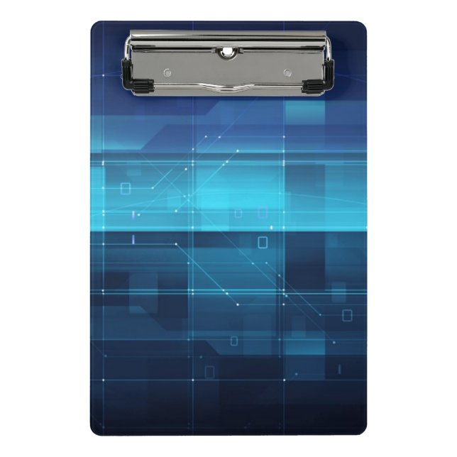 Minicarpeta De Pinza Fondo digital de alta tecnología (Anverso)