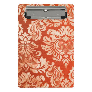 Minicarpeta De Pinza Fondo floral del papel pintado del vintage