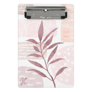 Minicarpeta De Pinza Formas de acuarela de cálculo abstracto