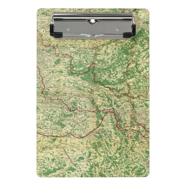 Minicarpeta De Pinza Frente occidental del mapa (Anverso)
