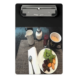 Minicarpeta De Pinza Fruta y café