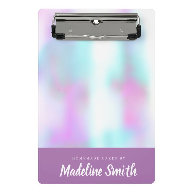 Minicarpeta De Pinza Fun Resumen Panadería de pasteles caseros (Anverso)