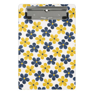 Minicarpeta De Pinza Fusión floral: diseño de fondo vibrante