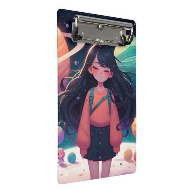 Minicarpeta De Pinza Galaxy girl (Angular)