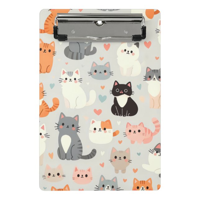Minicarpeta De Pinza Gato de corte (Anverso)