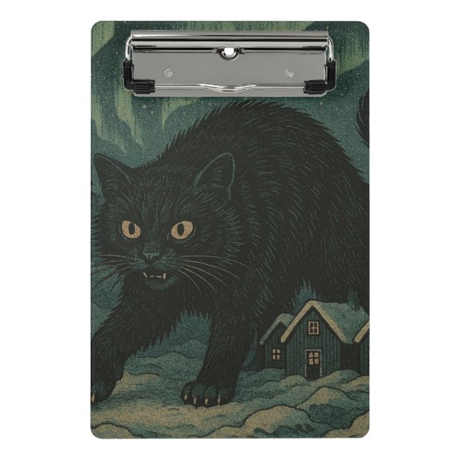 Minicarpeta De Pinza gato de Yule de Navidad islandés (Anverso)