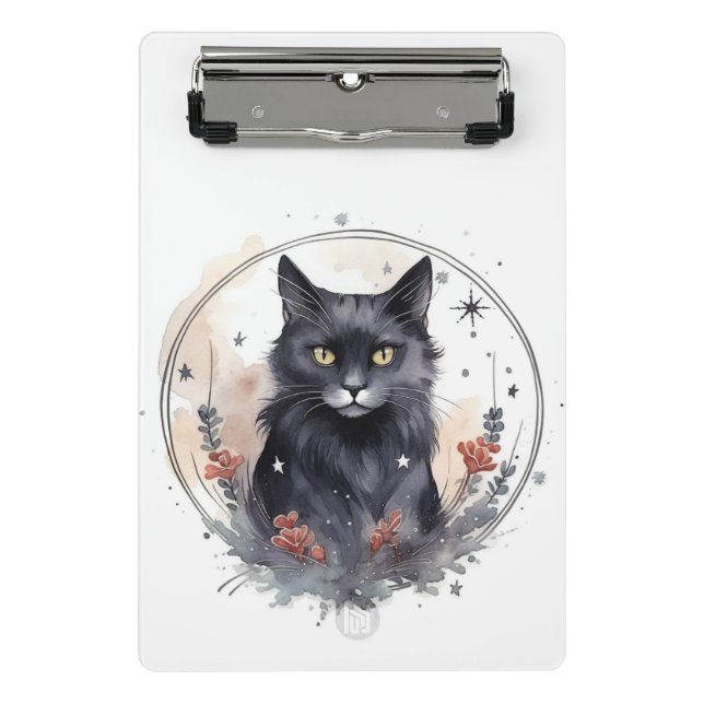 Minicarpeta De Pinza Gato místico (Anverso)