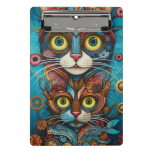 Minicarpeta De Pinza Gato steampunk 21 de 21