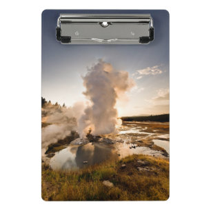 Minicarpeta De Pinza Géiser de la repisa, lavabo del géiser de Norris