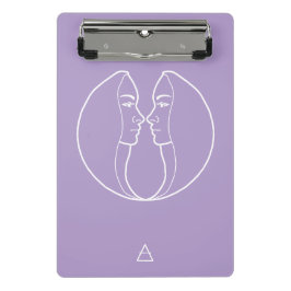 Minicarpeta De Pinza Gemini Zodiac Sign -