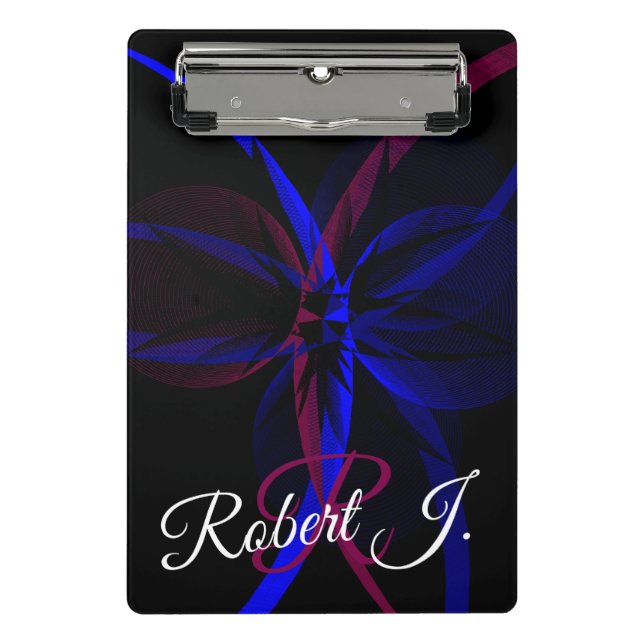 Minicarpeta De Pinza Geometric Abstraction Mini Clipboard (Anverso)