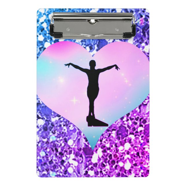 Minicarpeta De Pinza Gimnasia chica Glam Notebook (Anverso)