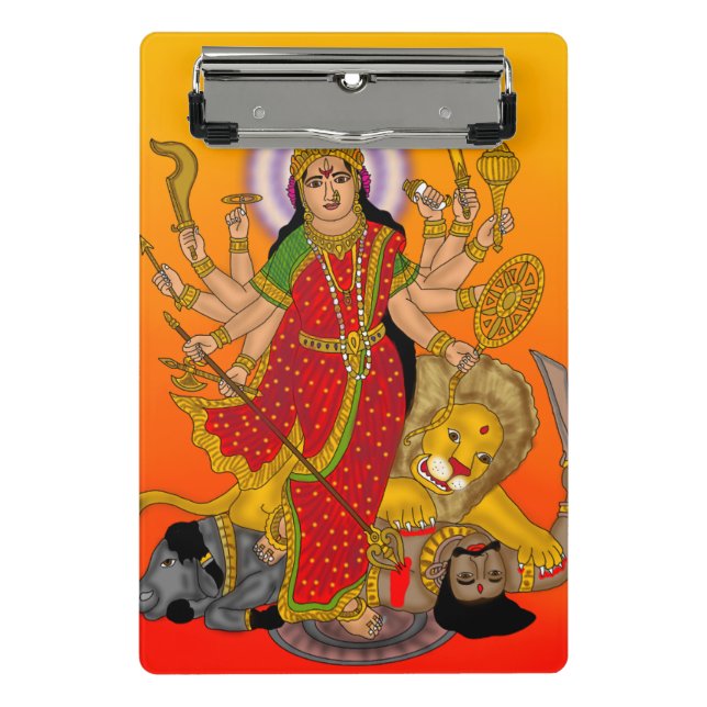 Minicarpeta De Pinza Goddess Durga Clipboard (Anverso)