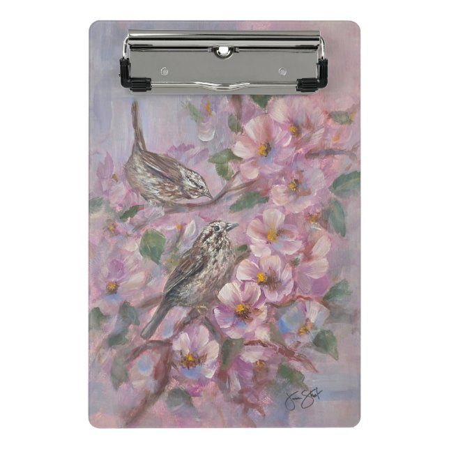 Minicarpeta De Pinza Gorrión Cantor (Anverso)