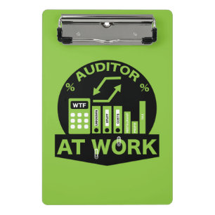 Minicarpeta De Pinza Gracioso regalo de auditor certificado